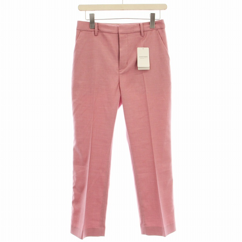 未使用品 スローブ イエナ SLOBE IENA 24SS スティックパンツ 24030912609010 スラックス パンツ 38 ピンク拍卖