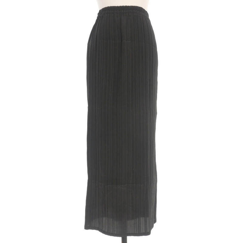 シェフ chef プリーツ ロングスカート F ブラック 黒 レディース拍卖