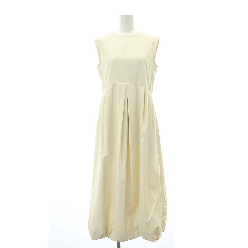 ルーニィ LOUNIE バルーンワンピース ロング ノースリーブ 36 オフホワイト /DF ■OS レディース拍卖