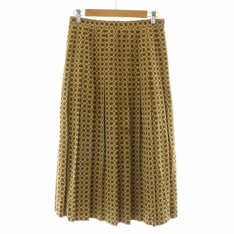 バーバリーズ Burberrys フレアスカート ロング 総柄 ヴィンテージ 11 ベージュ /NQ レディース拍卖