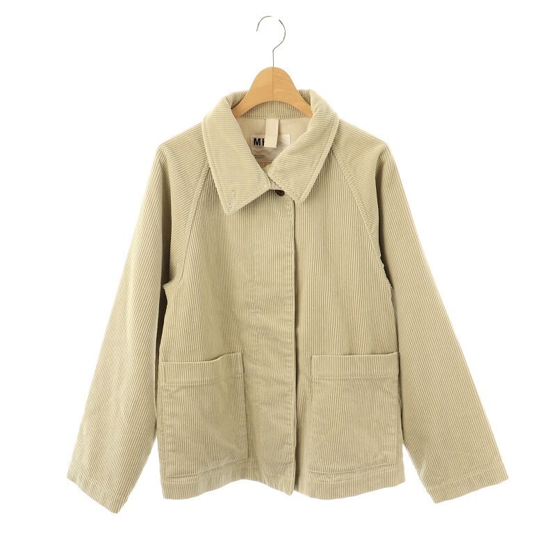 マーガレットハウエル MHL. HEAVY CORDUROY ジャケット コーデュロイ 2 ライトベージュ /DO ■OS レディース拍卖