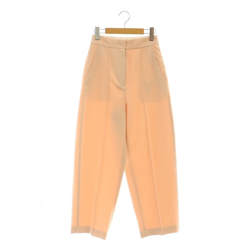 トゥモローランド TOMORROWLAND ストレッチカルゼペグトップパンツ テーパード ジッパーフライ 32 ライトピンク /DO ■OS レディース拍卖