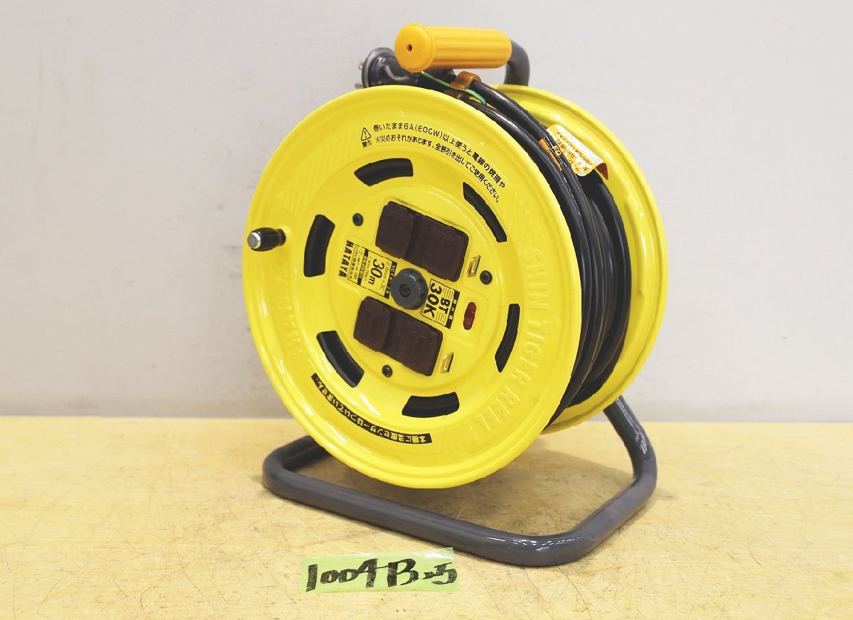 1004B25 未使用 HATAYA ハタヤ シンタイガーリール BT-30K 屋内用 コードリール 畑谷製作所 工場 電源 延長拍卖