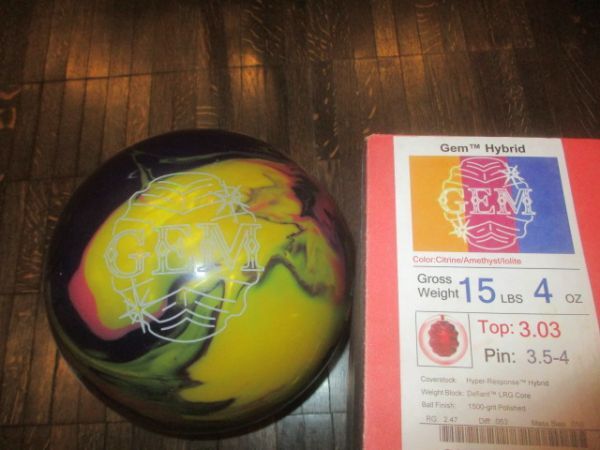 ■ロトグリップ ジェム ハイブリッド 15ポンド4オンス 新品 ROTOGRIP GEM HYBRID Hyper Response■拍卖