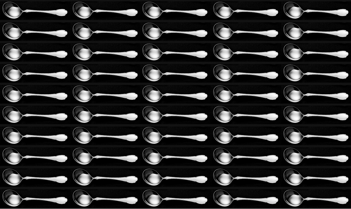 ☆ラッキーウッドシルバーレークブイヨンスプーン50P高級18-10ステンレス使用ミラー仕上日本製新品拍卖