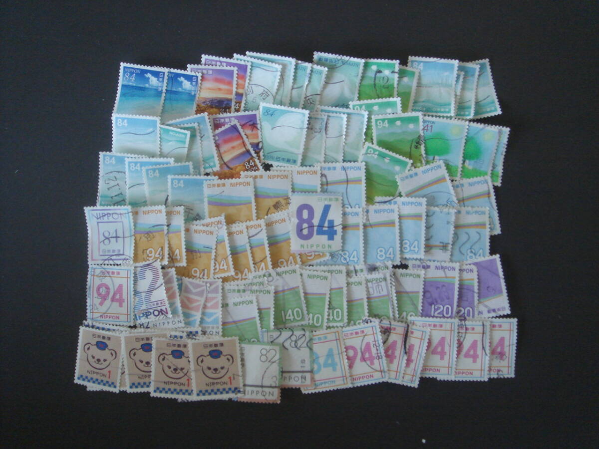 日本切手 100枚 使用済 拍卖