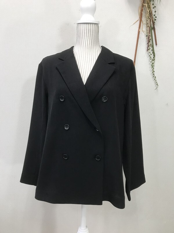 3824 レディース 【 Mila Owen 】薄手 ジャケット サイズ:0 色:ブラック拍卖