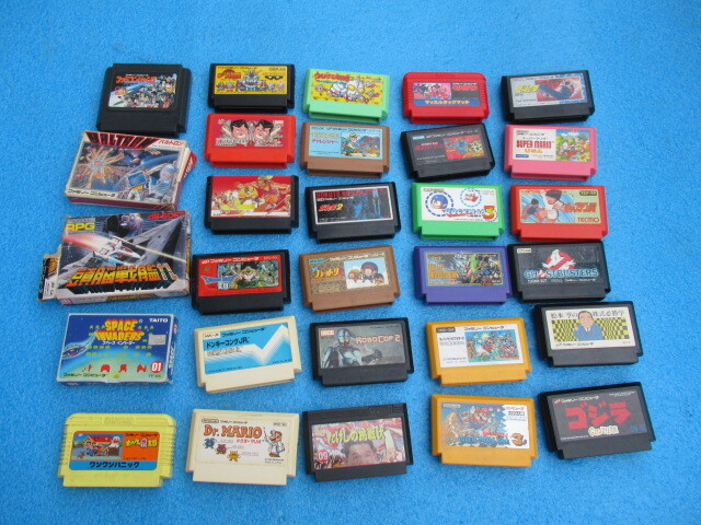 即決 ファミコンソフト29本セット マリオ ドンキーコング ドラゴンボール ボンバーマン たけし キン肉マン ハットリ君 ファミコンジャンプ拍卖