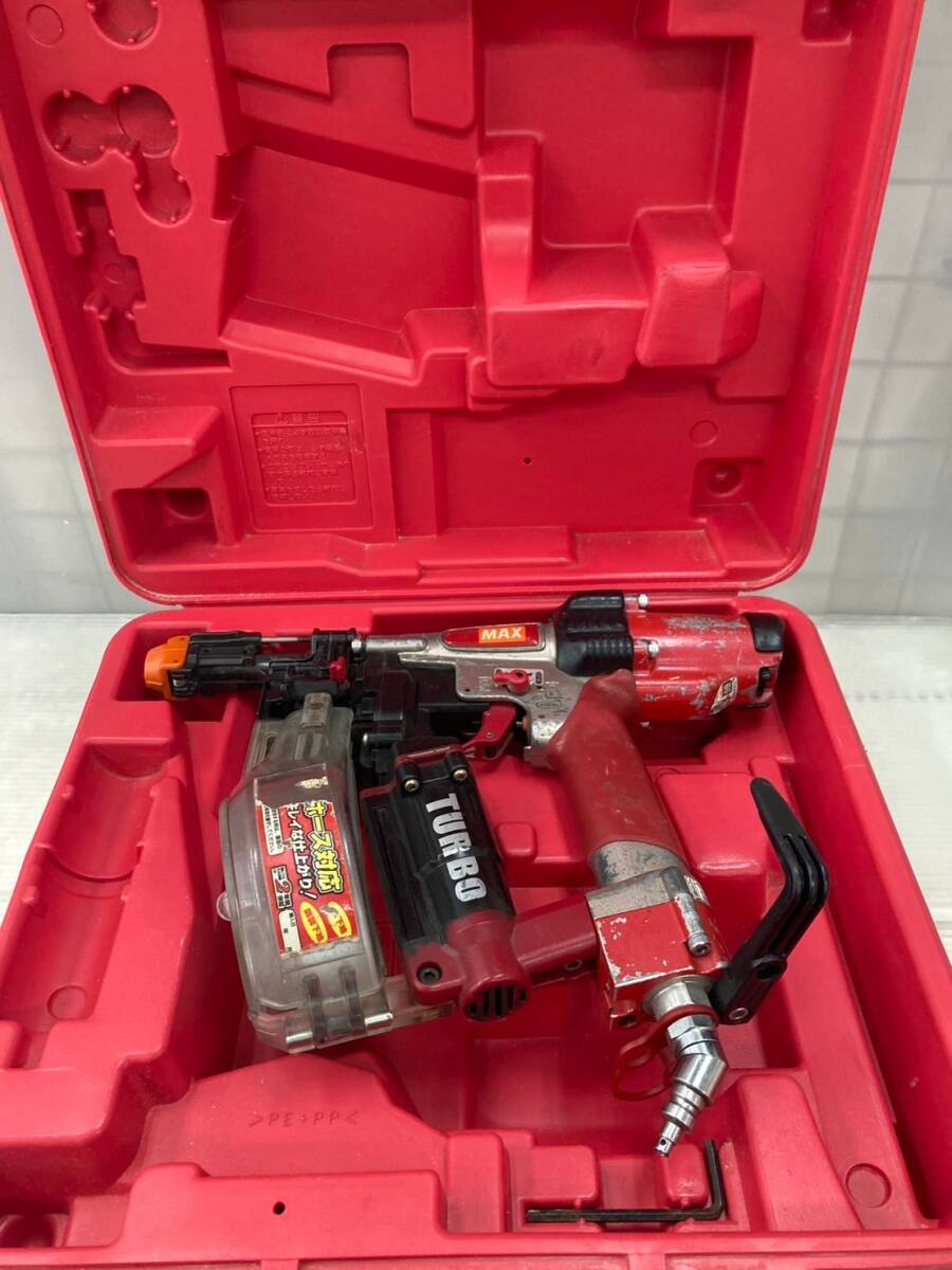 【中古品】【0924】★MAX 高圧ターボドライバ HV-R41G1 IT234VLQ1V5K拍卖