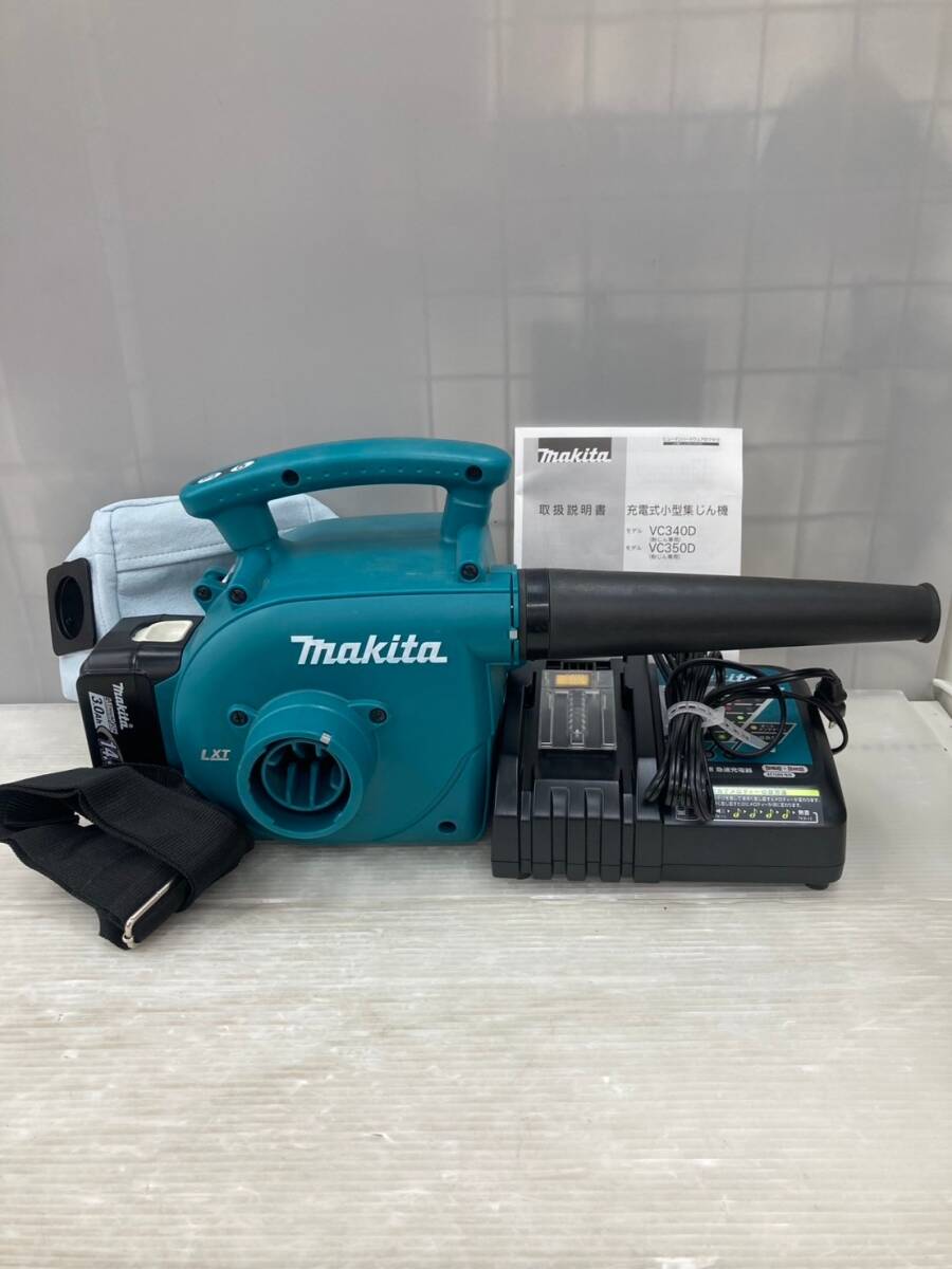 【中古品】【0924】★makita(マキタ) 14.4v充電式小型集じん機 (3.0Ah 1個搭載モデル) VC340DRF ITU8VLUMF2AS拍卖