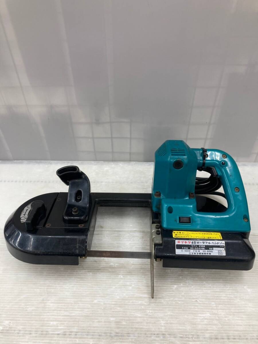 【中古品】【0924】★makita 6型ポータブルバンドソー 2106 IT8G2O2GLVPC拍卖