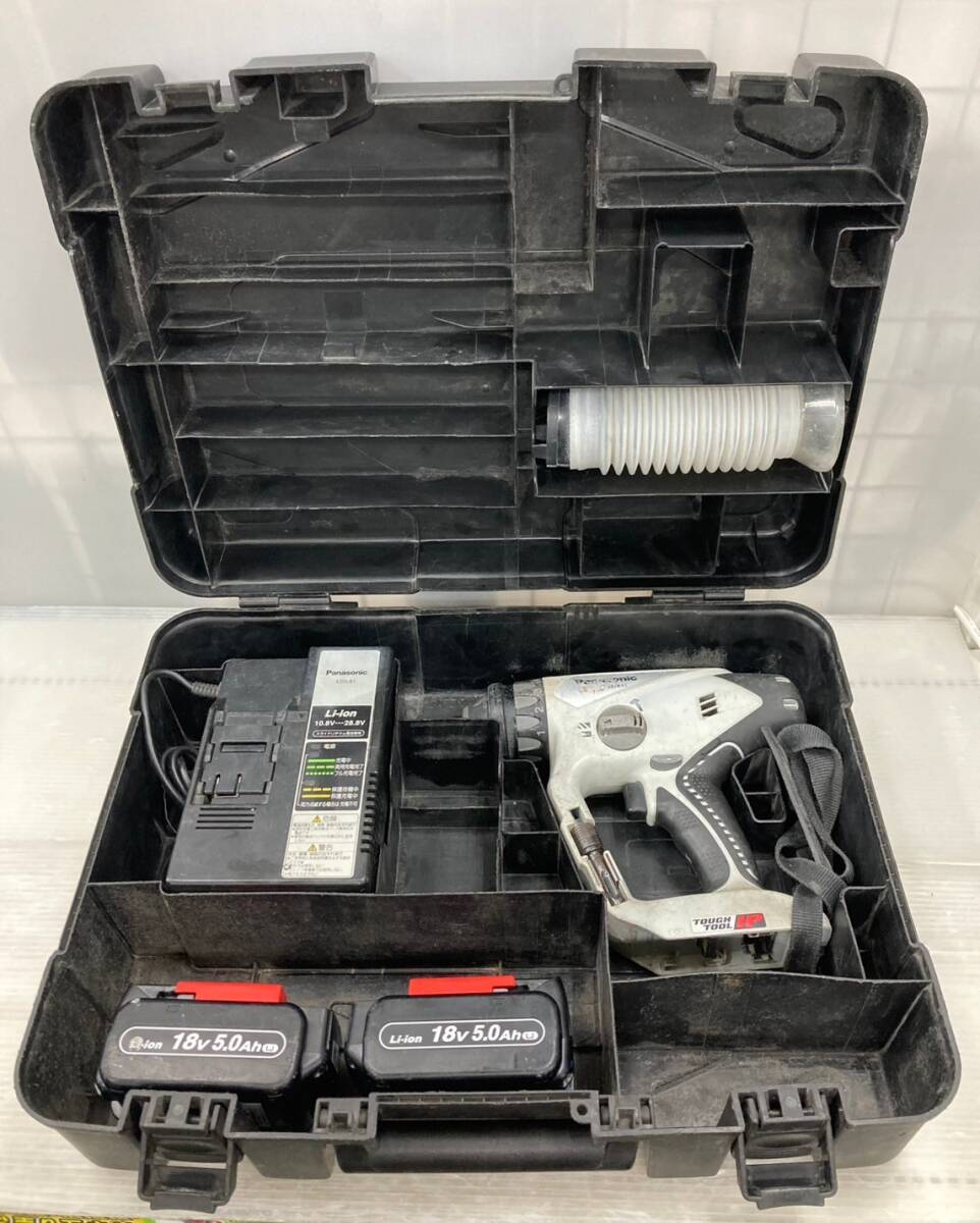 【中古品】【0924】★パナソニック(Panasonic) 充電マルチハンマードリル 14.4V 5.0Ah グレー EZ78A1LJ2F-H ITXBTLWZ16UG拍卖