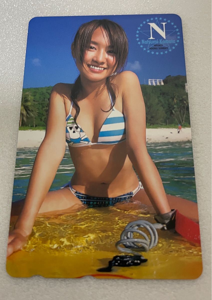鎌田奈津美 テレホンカード 未使用品拍卖