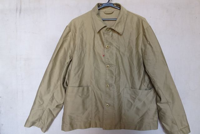 UNITED ARROWS/ユナイテッドアローズ/ジャケット/アウター/チノ素材/前ボタン/パッチポケット/ベージュ系カーキ/Lサイズ(5/29R7)拍卖