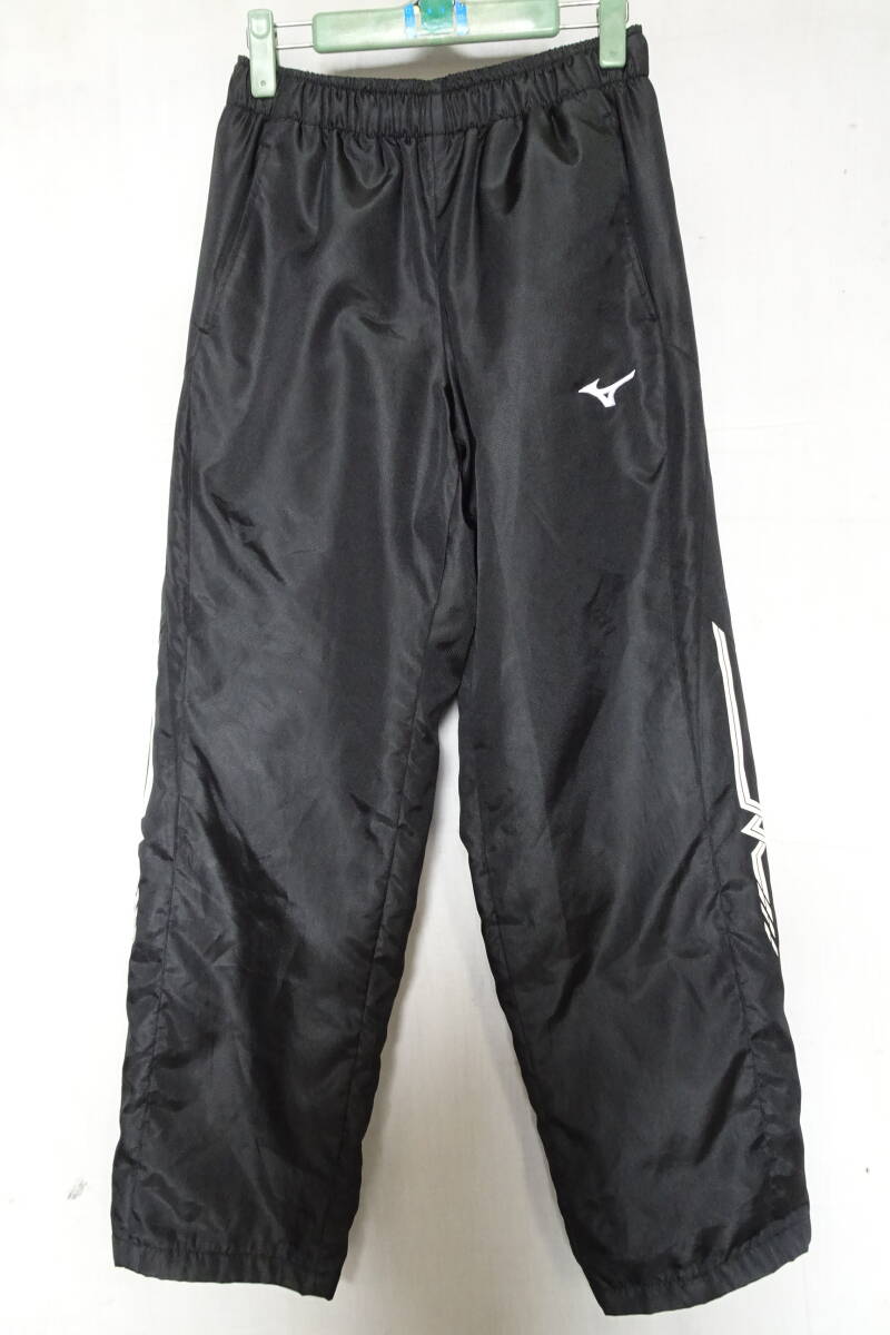 Mizuno/ミズノ/ウォームアップパンツ/表地ナイロン系ポリエステル/裏微起毛素材/裾ファスナー/スポーツ/黒/ブラック/Sサイズ(5/13R7)拍卖