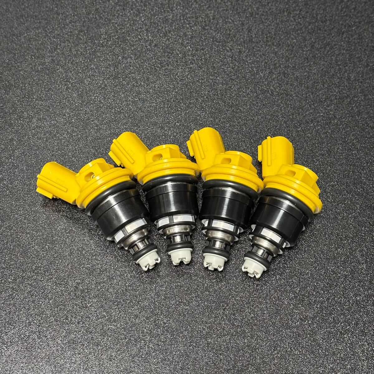 【新品保証付】555cc インジェクター 4ホール 16600-RR543 互換 サイドフィード 4本セット ポン付け SR20DET S13 S14 S15 180sx拍卖