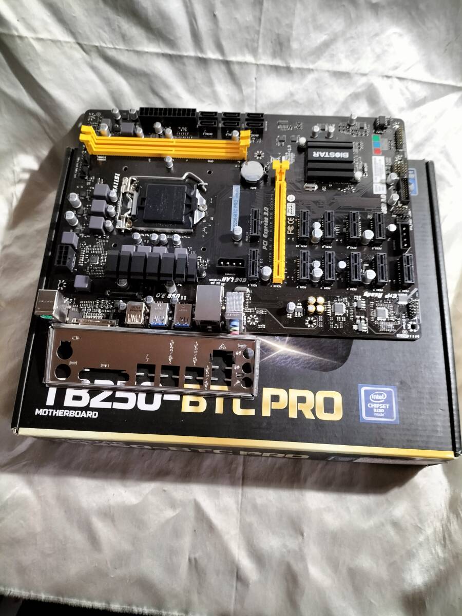 ★BIOSTER TB250-BTC PRO VER6.1 LGA1151 B250 ATX●マザーボード拍卖