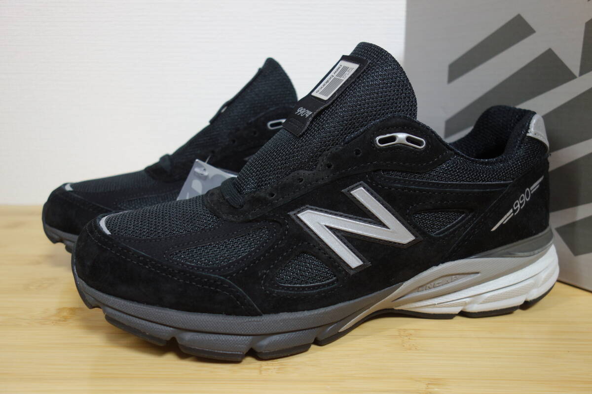 定価3.7万円 未使用 New Balance U990 BL4 26cm USA 576 990 991 992 993 996 997 998 1300 1400 1500 UK NV GY v1 v2 v3 v4 v5 v6 限定拍卖