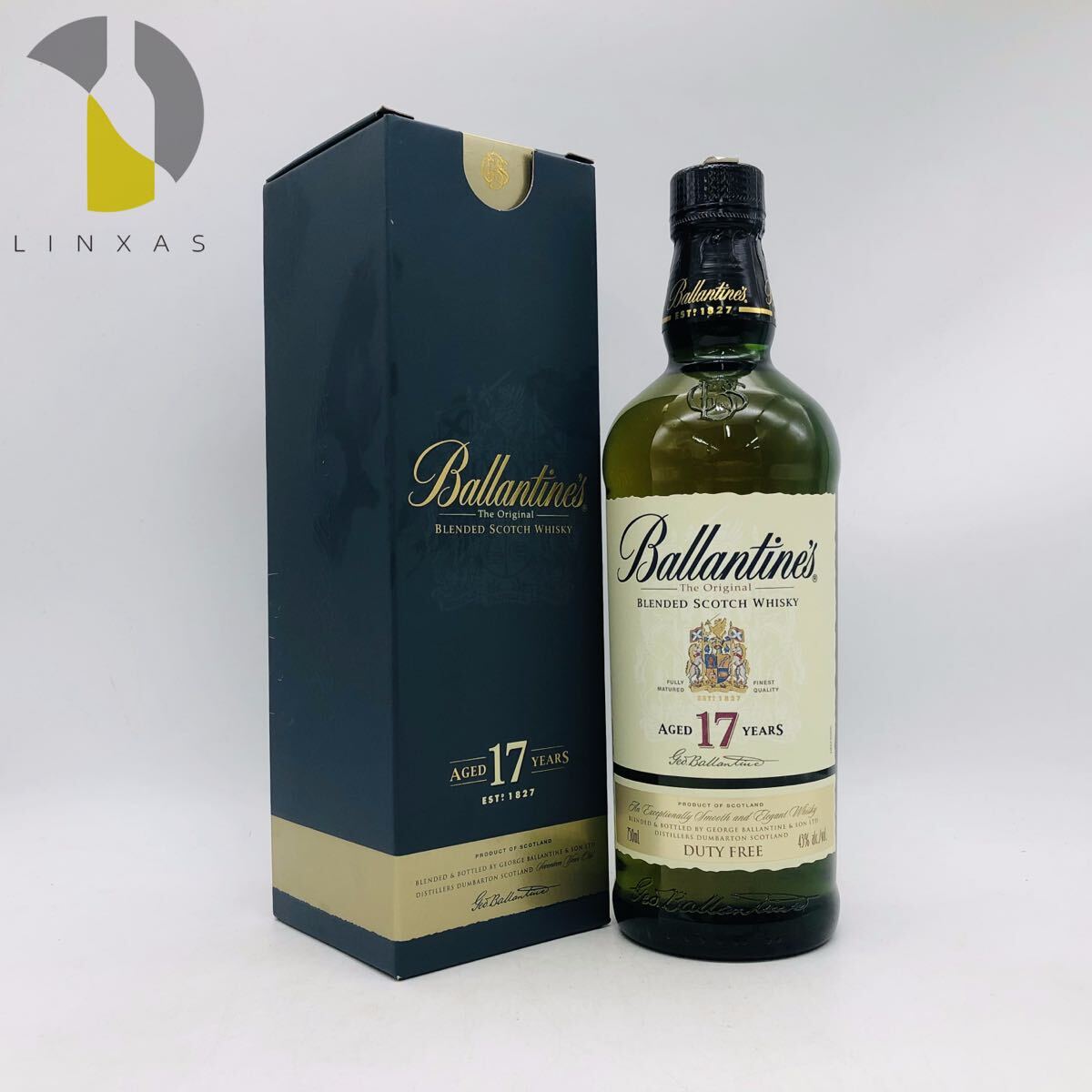 【未開栓】Ballantine's バランタイン 17年 ブレンデッドスコッチウイスキー 古酒 700ml 43% 箱付 AB0000174498拍卖