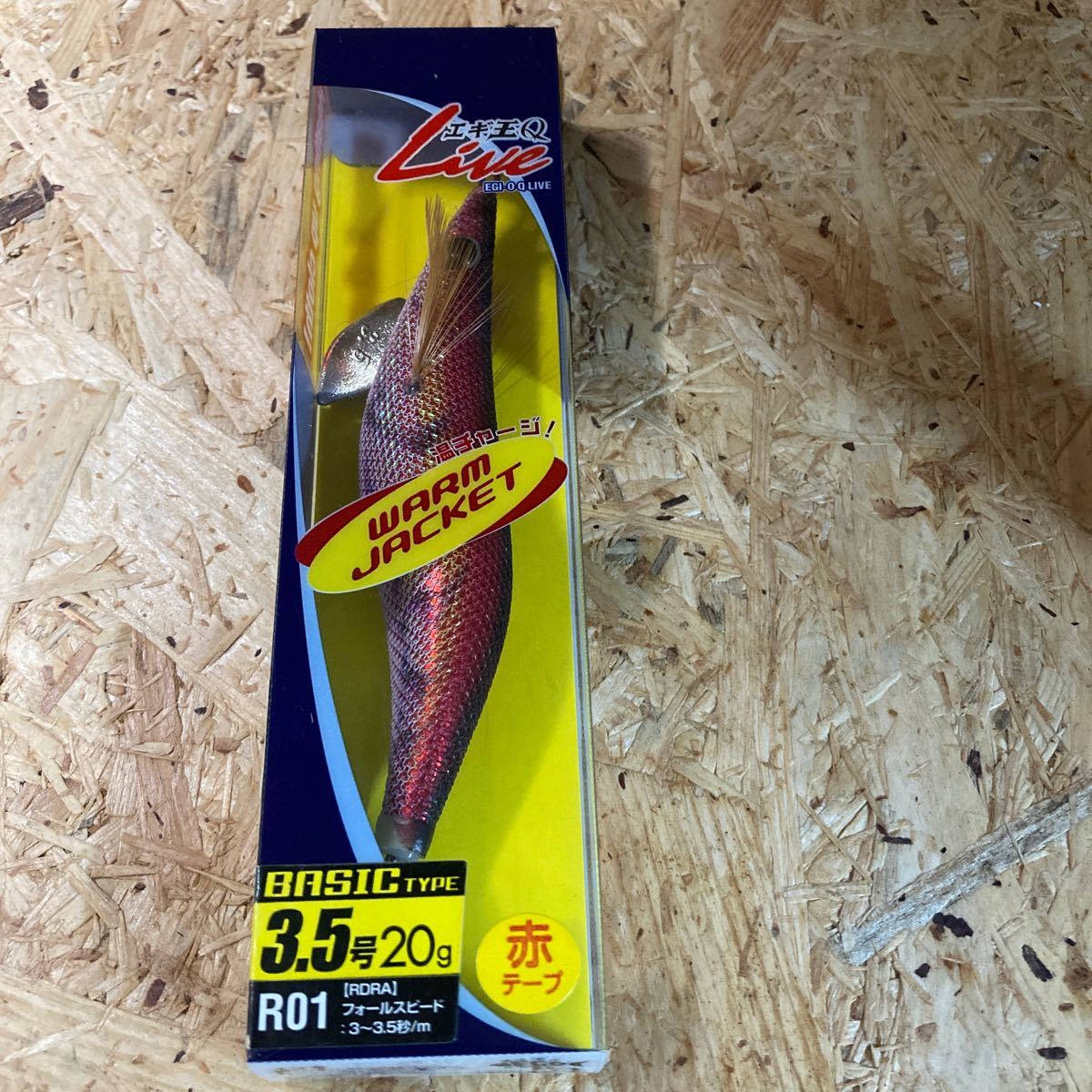 新品 エギ王Q LIVE 3.5 20g R01 RDRA 赤テープ エギ王Qライブ 3.5号拍卖