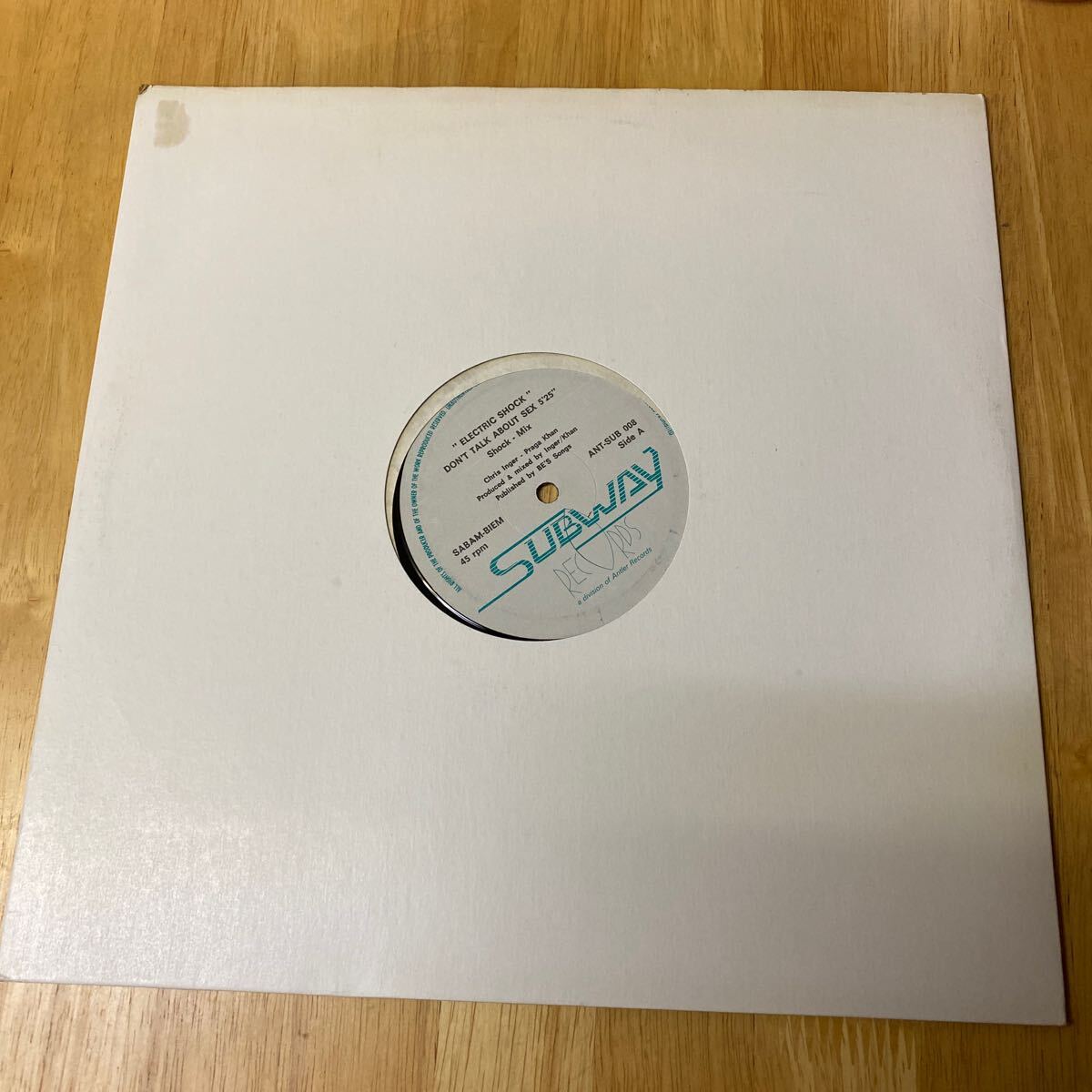 【同梱可】◇ Electric Shock ◇ Don't Talk About Sex (12インチ)★070505★ANT-SUB 008拍卖