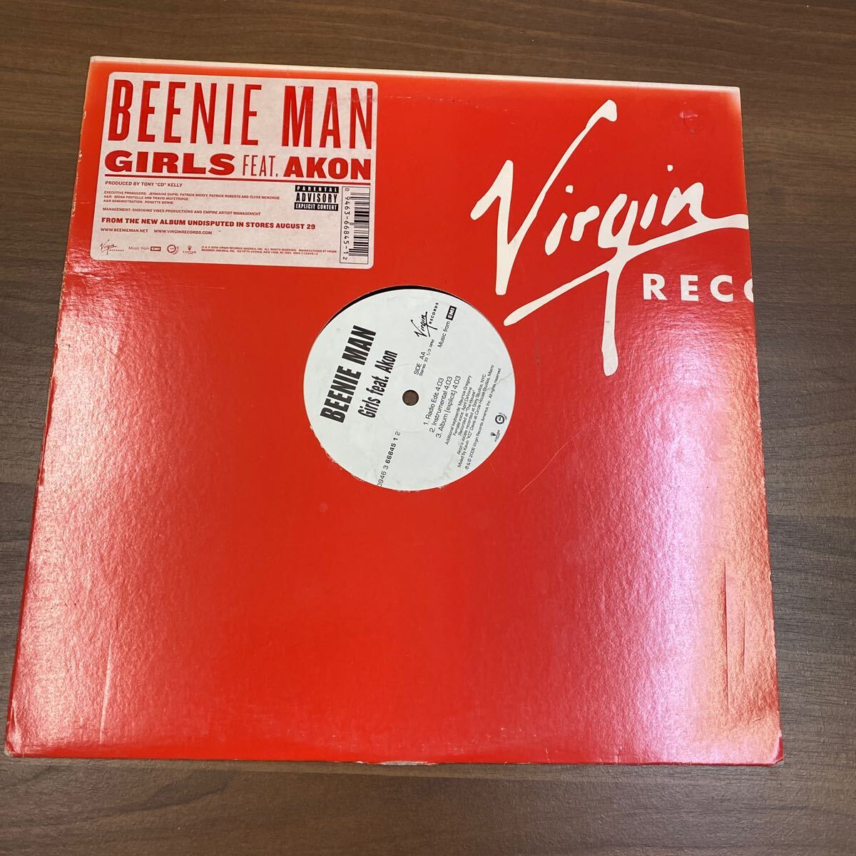 【同梱可】◇ Beenie Man Featuring Akon ◇ Girls (12インチ)★070522★0946 3 66845 1 2拍卖