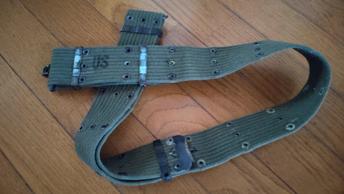 M1956 ピストルベルト 米軍 実物放出品 ベトナム戦争当時物 デッドストック 前期型拍卖