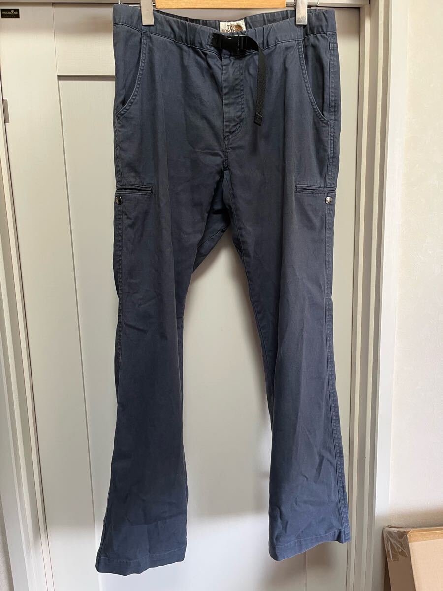 THE NORTH FACE COTTON OX TRAIL PANT 紺系L拍卖