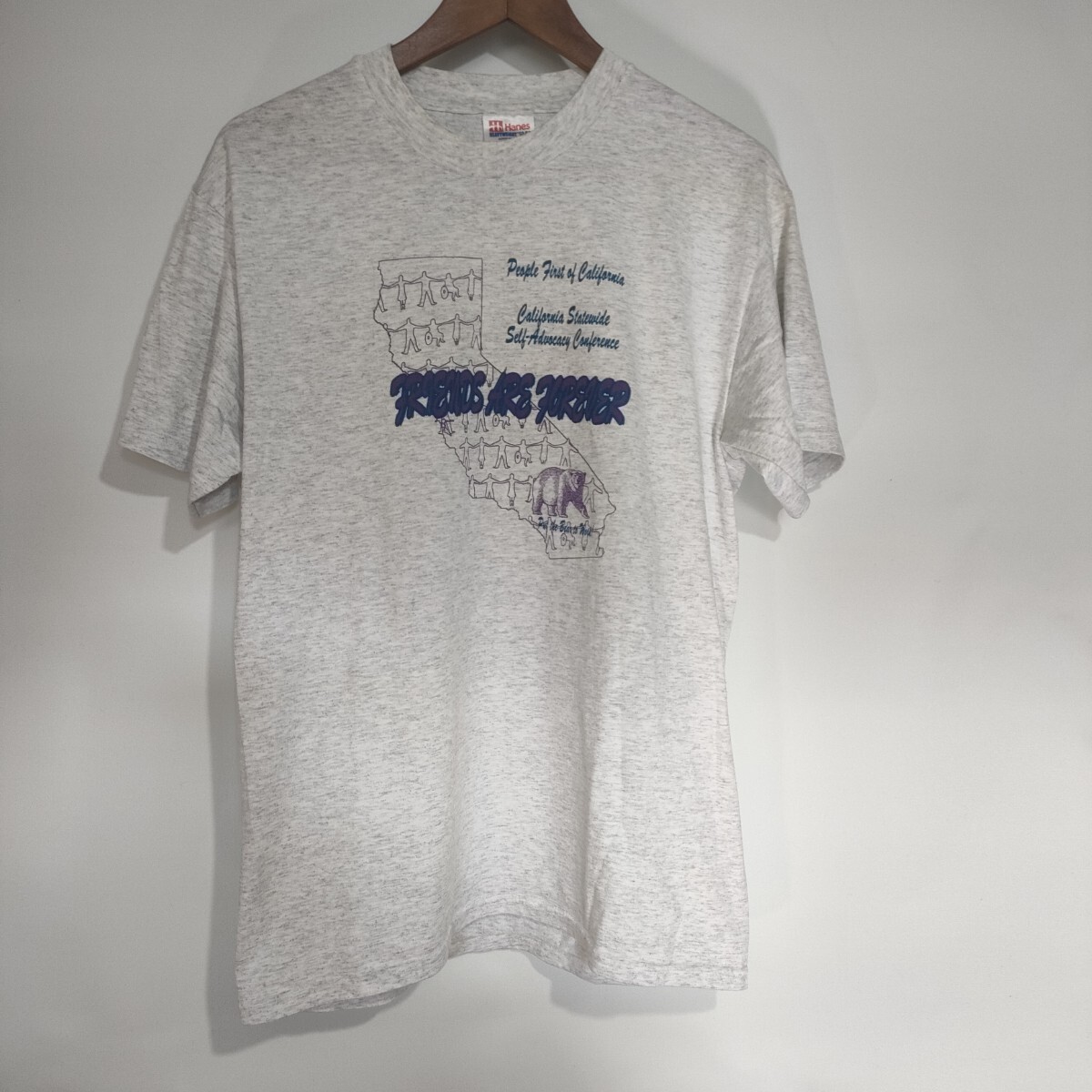 90s ヘインズTシャツ M friendsareforever 企業拍卖