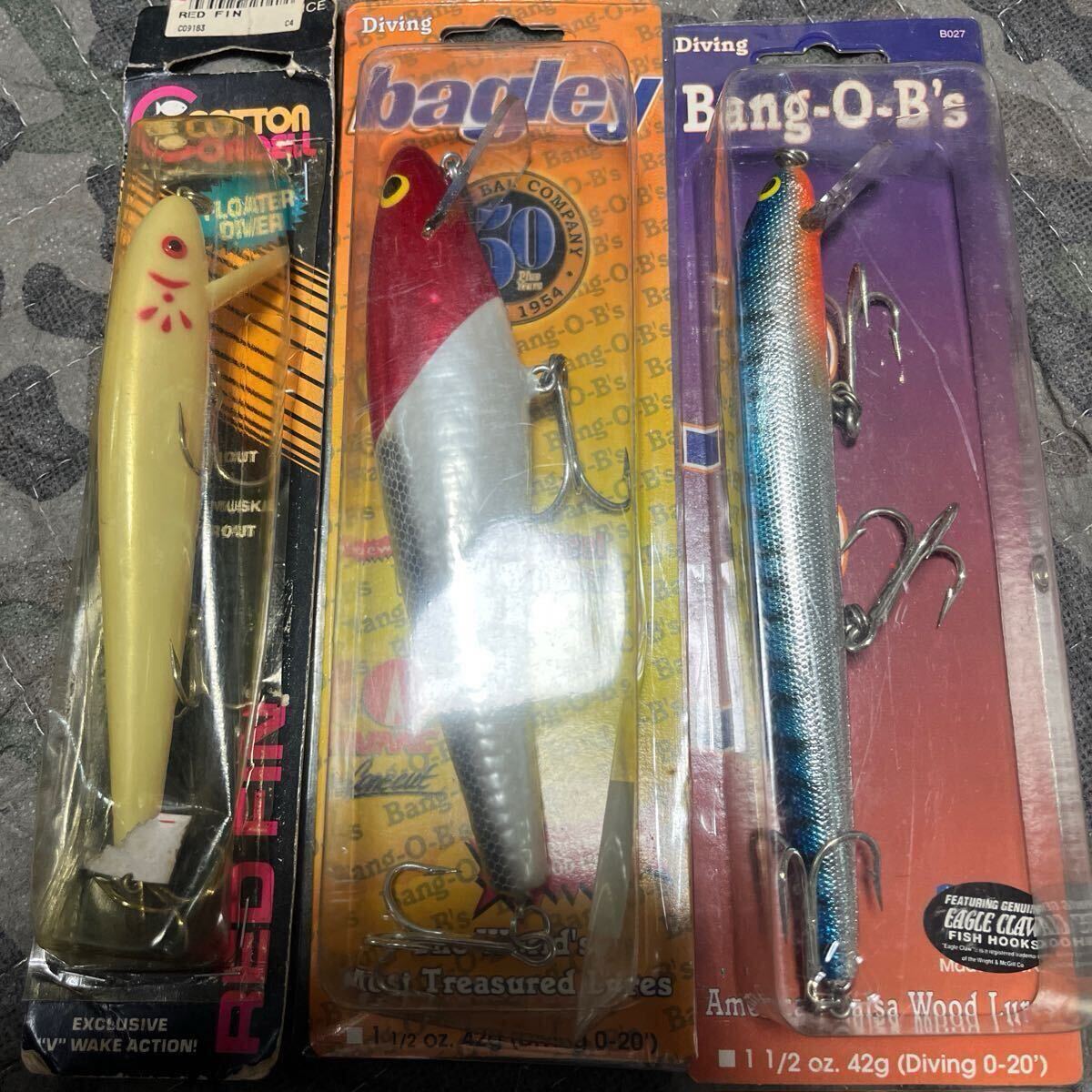 新品 ルアー アメリカン 貴重 3点セット バス釣りシーバス拍卖