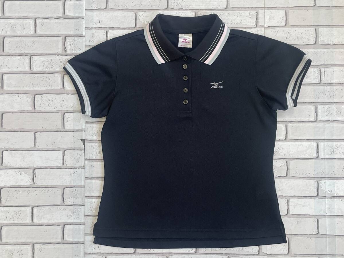 USED レディース ミズノ Mizuno 半袖ポロシャツ サイズM 57HW-933拍卖