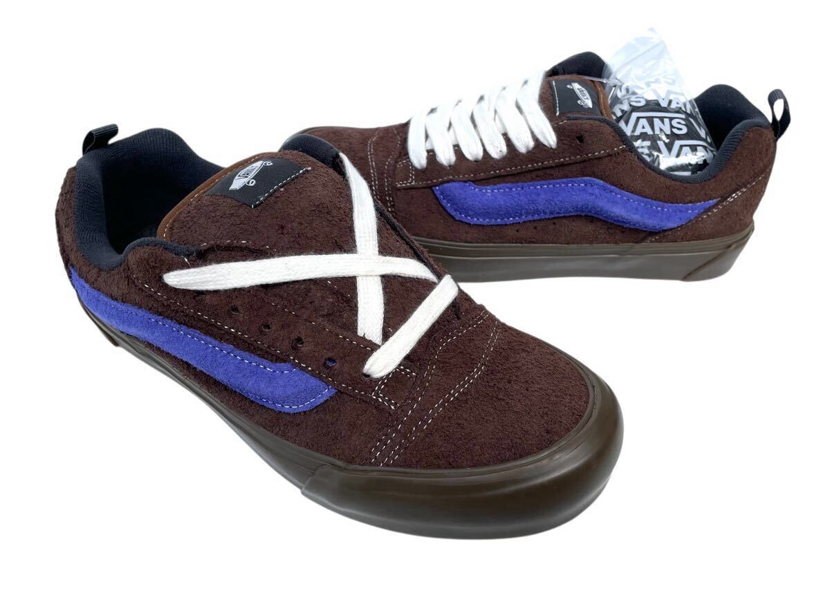 デッド!! 限定!! VANS VAULT Knu Skool VLT LX × Sneakersnstuff SNS ニュースクール ブラウン パープル スエード 天然皮革 us 9 / 27 ㎝拍卖
