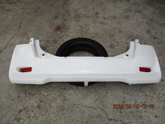 ★ デイズルークス B21A系 ハイウェイスター 良品リヤバンパー W13/パール色 ★拍卖