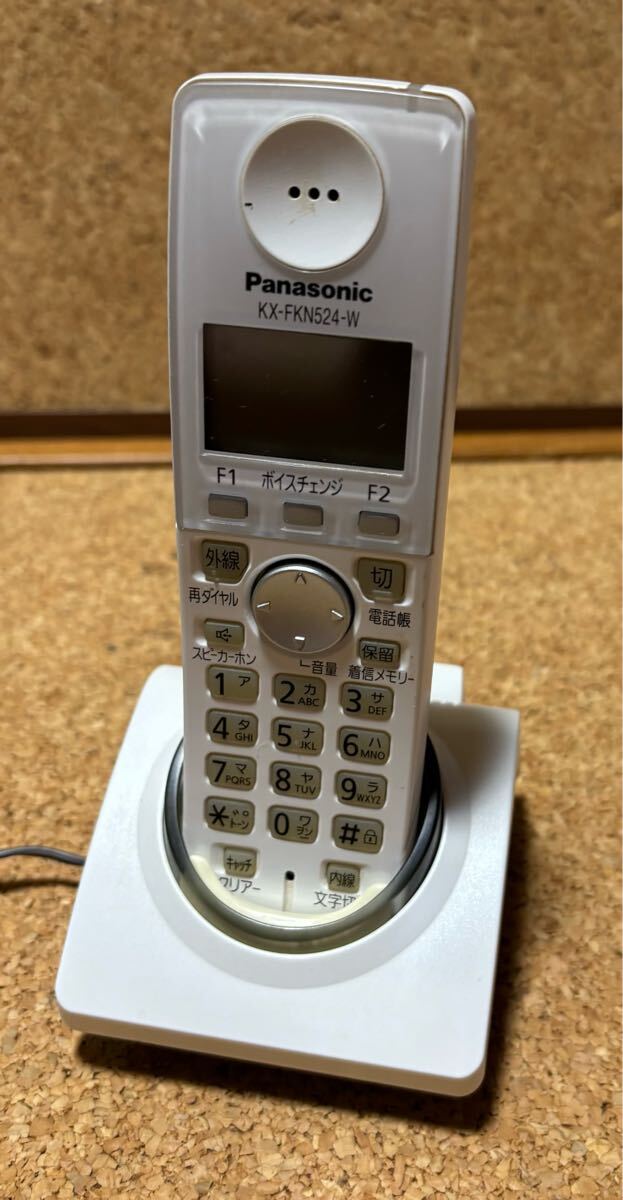 パナソニック 電話子機 KX-FKN90-A 充電台PQLV207JP ACアダプターPQLV207 JP ジャンク品拍卖