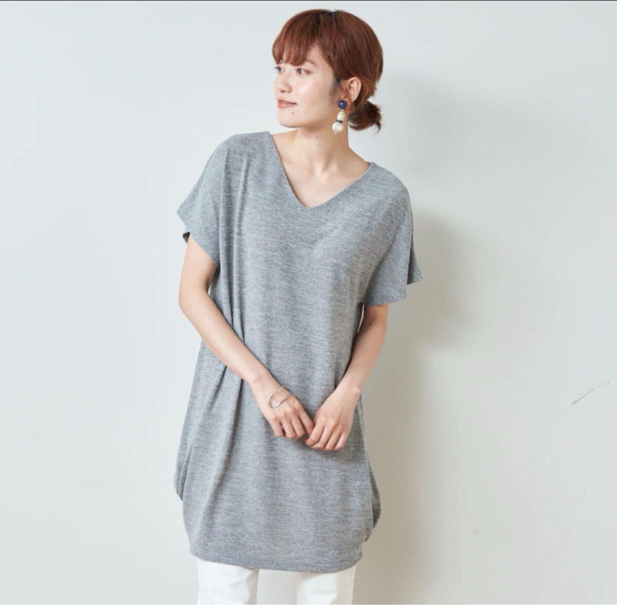 Vネックチュニック 衣3/cl.hd-2拍卖