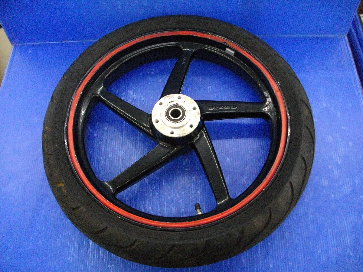 T【764】Aprilia アプリリア RS250 純正 フロントホイール 17×3.00 歪み無し拍卖