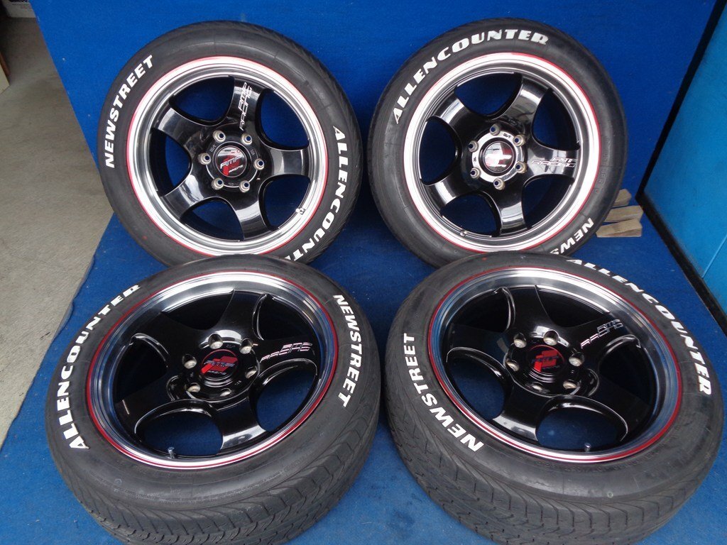 【送料込み】★ RMP RACING ★ 8J/+38 PCD 139.7 ★ 225/50R18 107/105 ホワイトレター ★ ハイエース 等 ★ 4本セット ★拍卖