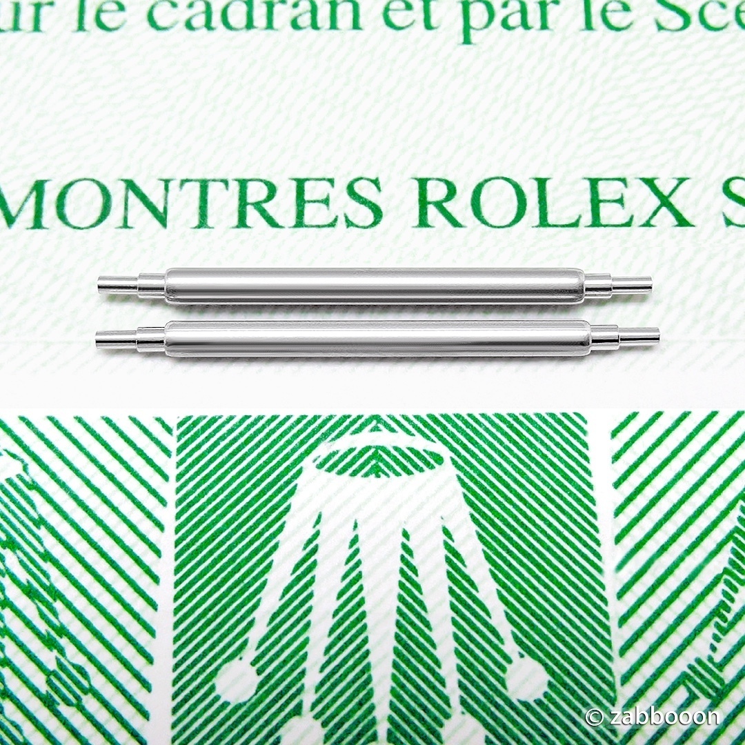 ■ロレックス純正■バネ棒 19mm SWISS 手巻きデイトナ 6239 6241 6265 6263 デイト1500 エアキング 5500系 2本 シールドパッケージ 輸入品拍卖