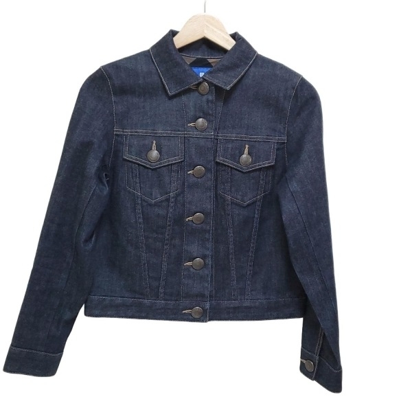 ブルーレーベルクレストブリッジ BLUE LABEL CRESTBRIDGE Gジャン/デニムジャケット サイズ38 M - ダークネイビー レディース 長袖/春/秋拍卖