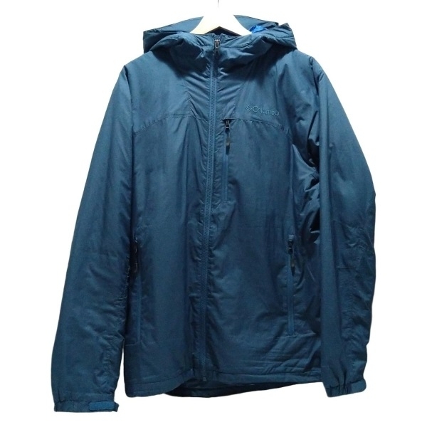 コロンビア columbia ブルゾン サイズXL - ブルー メンズ 長袖/中綿/冬 美品 ジャケット拍卖