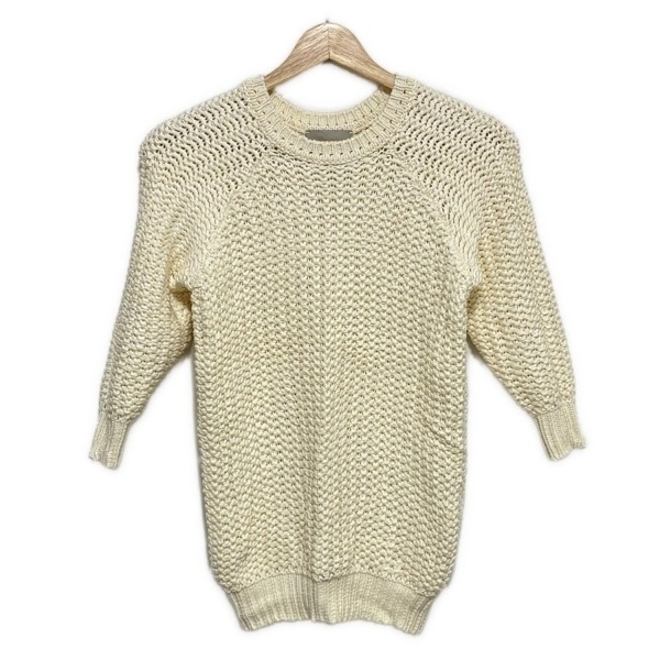 フォンデル VONDEL 長袖セーター/ニット サイズS - アイボリー レディース クルーネック 美品 トップス拍卖