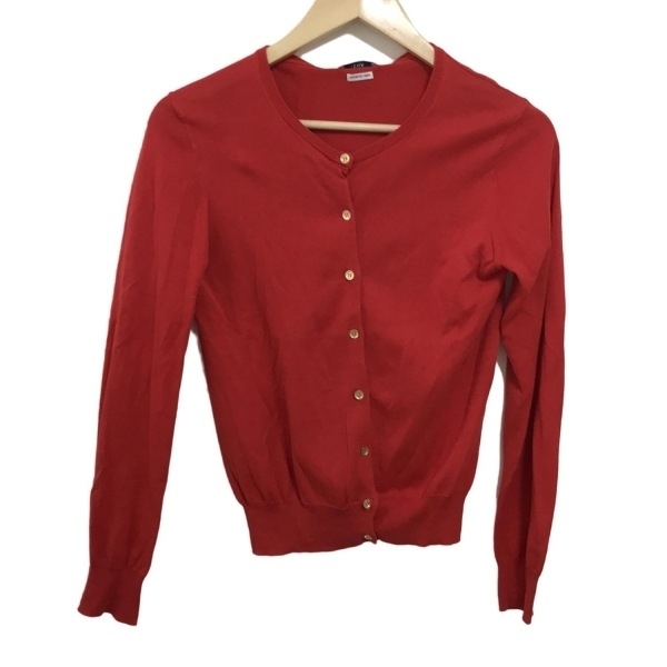 イエナ IENA カーディガン - レッド レディース 長袖 トップス拍卖
