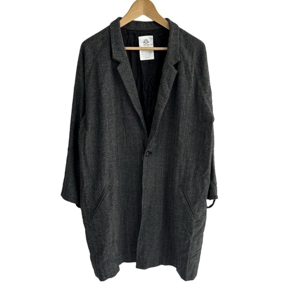 ストフ stof サイズS - ダークグレー レディース 長袖/ヘリンボーン/春/秋 美品 コート拍卖