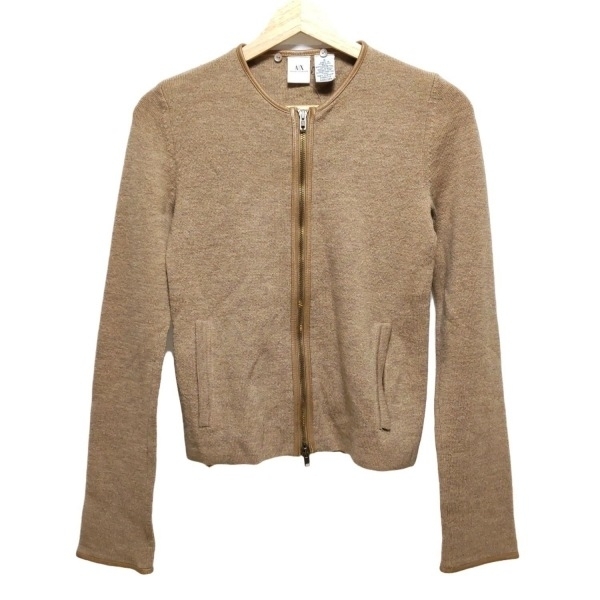 アルマーニエクスチェンジ ARMANIEX ブルゾン サイズS - ブラウン レディース 長袖/春/秋 美品 ジャケット拍卖