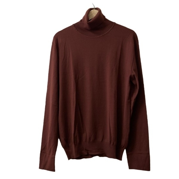 ブリオーニ Brioni 長袖セーター/ニット サイズ52 - ダークブラウン メンズ タートルネック 美品 トップス拍卖