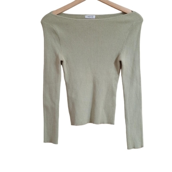 フレイアイディー FRAY I.D 長袖セーター/ニット サイズF ライトグリーン レディース トップス拍卖