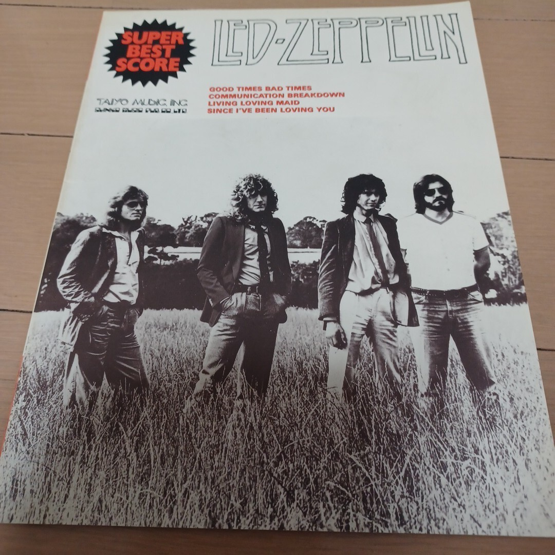 LED ZEPPELIN スーパー ベスト スコア バンドスコア レッドツェッペリン拍卖