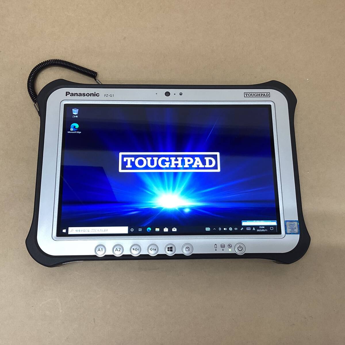 【2505062662-3】 PANASONIC タブレット TOUGHPAD FZ-G1W3000VJ CI5(7300U)-2.6GHZ 4GB 128GB 10.1in WIN10P 無線 BLT カメラ スタイラス拍卖