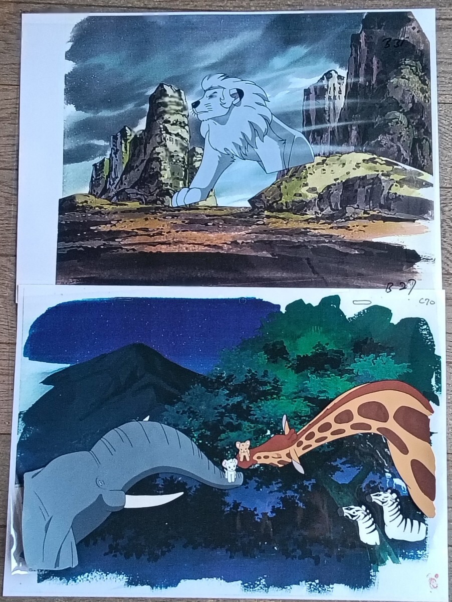 【セル画】 ジャングル大帝 レオ セル画、動画、コピー背景付 k拍卖