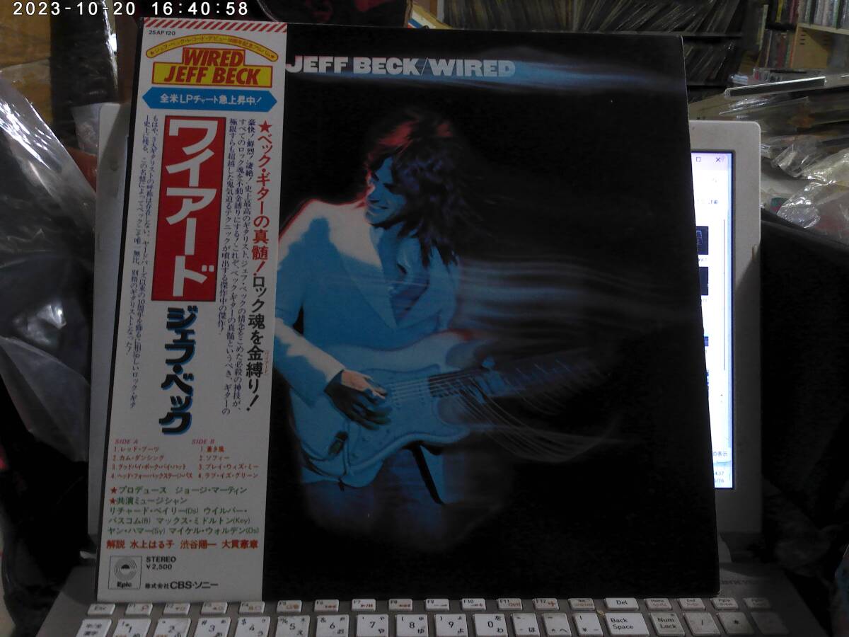 JEFF BECK ジェフベック / WIRED ワイヤード 帯付LP GEORGE MARTIN NARADA MICHAEL WALDEN MAX MIDDLETON JAN HAMMER WILBUR BASCOMB 拍卖